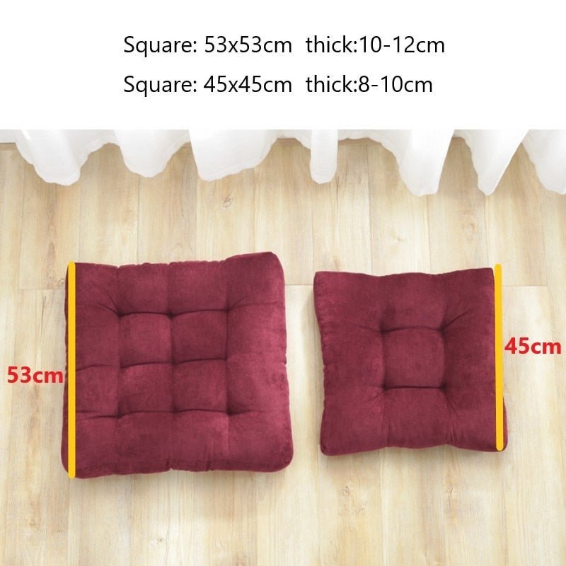 Large thick super soft corduroy floor cushion