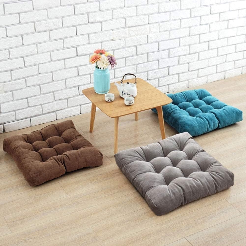 Large thick super soft corduroy floor cushion