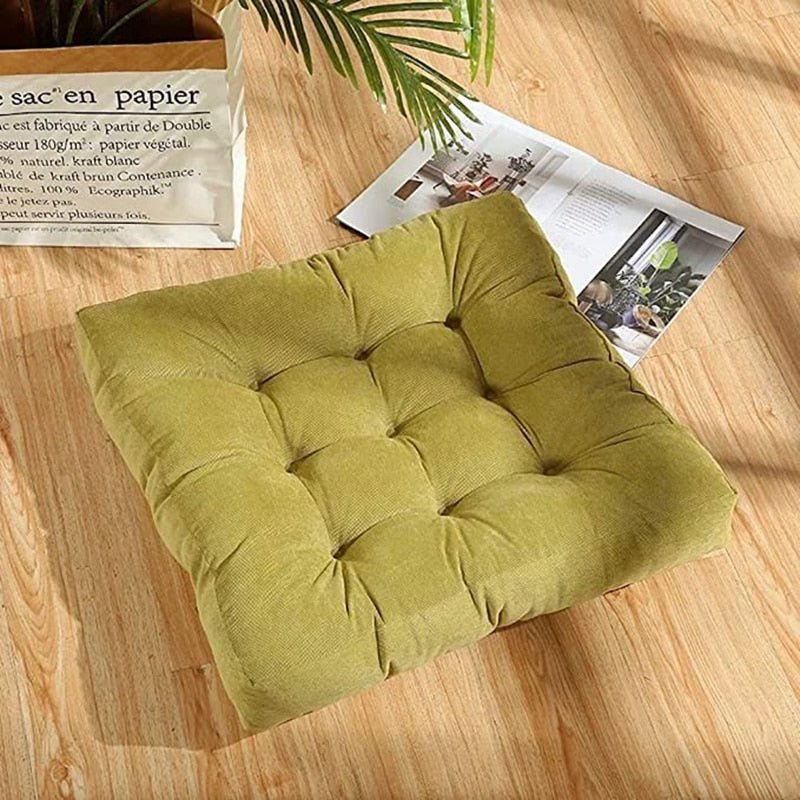 Large thick super soft corduroy floor cushion