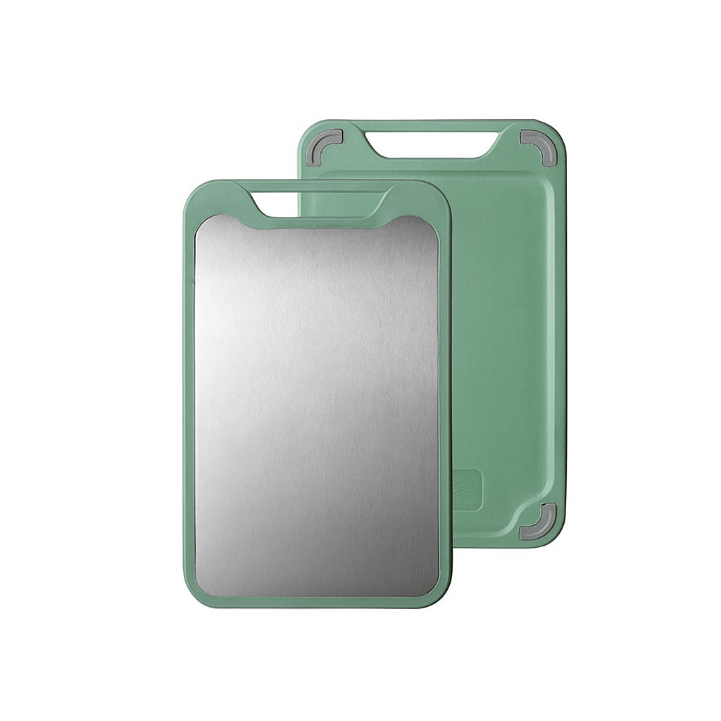 Lattea – Double Sided Stainless Steel Cutting Board with Non-Stick Surface