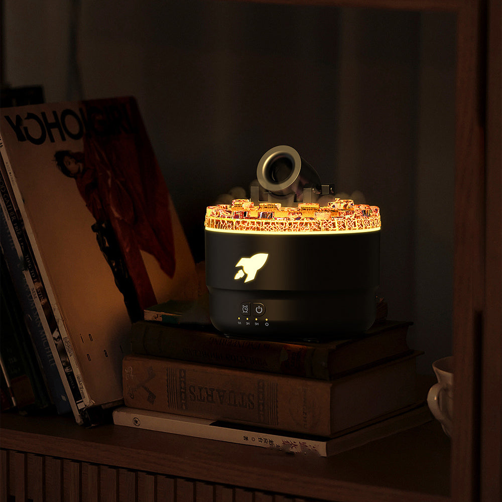 LavaGlow Aroma Diffuser & Humidifier with Night Light
