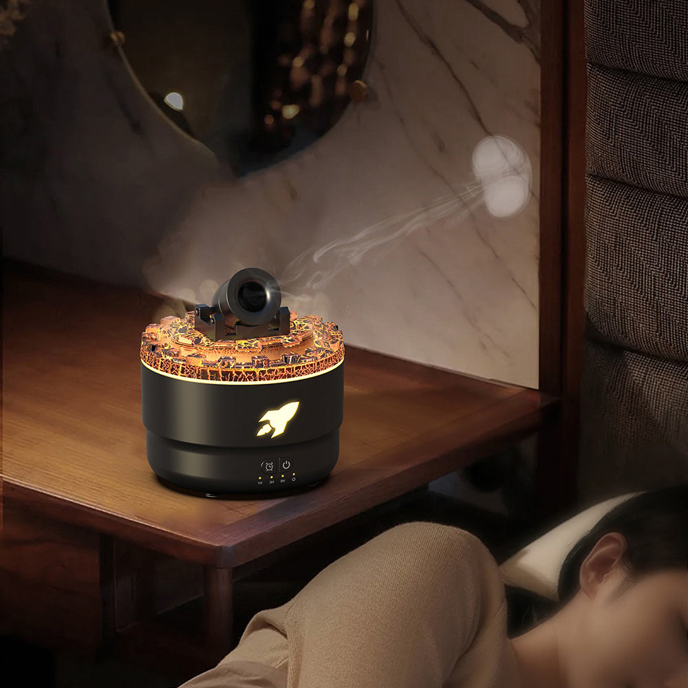 LavaGlow Aroma Diffuser & Humidifier with Night Light