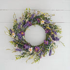 Christmas Wreath Artificial Lavender Floral Decoration