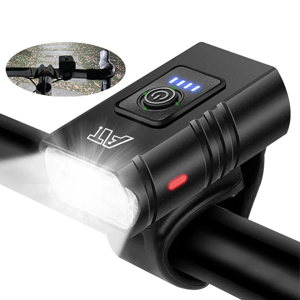 LED Bike Light – Rechargeable bike light with 6 modes for optimal visibility & safety