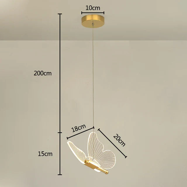 LED Butterfly Pendant Lights - ButterLuxe
