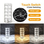 LED Crystal Table Lamp