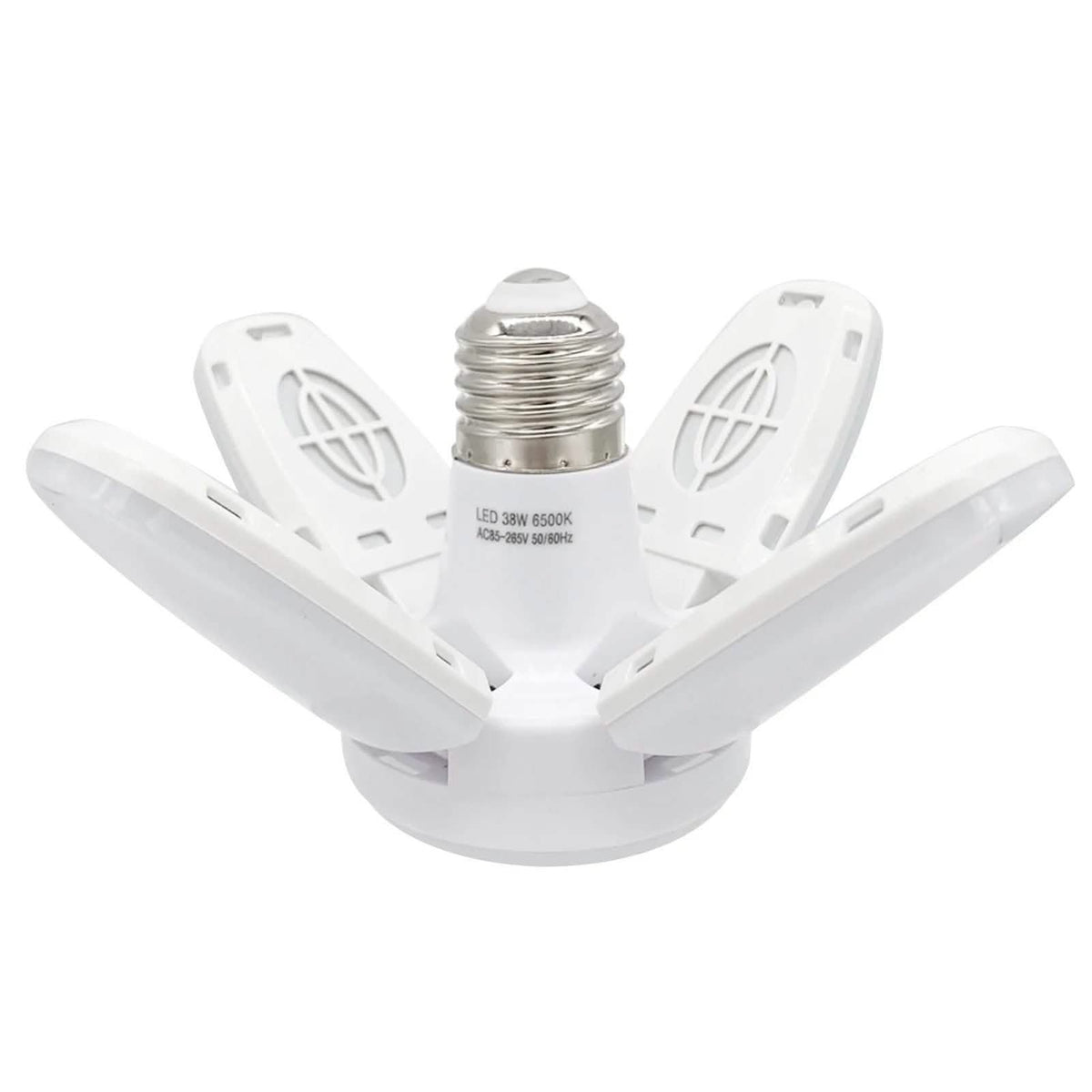LED dimmable ceiling lights for the garage with 4 adjustable panels