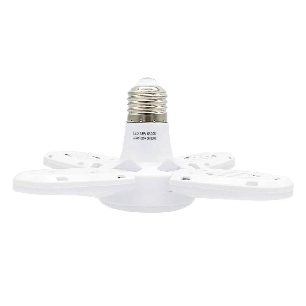 LED dimmable ceiling lights for the garage with 4 adjustable panels