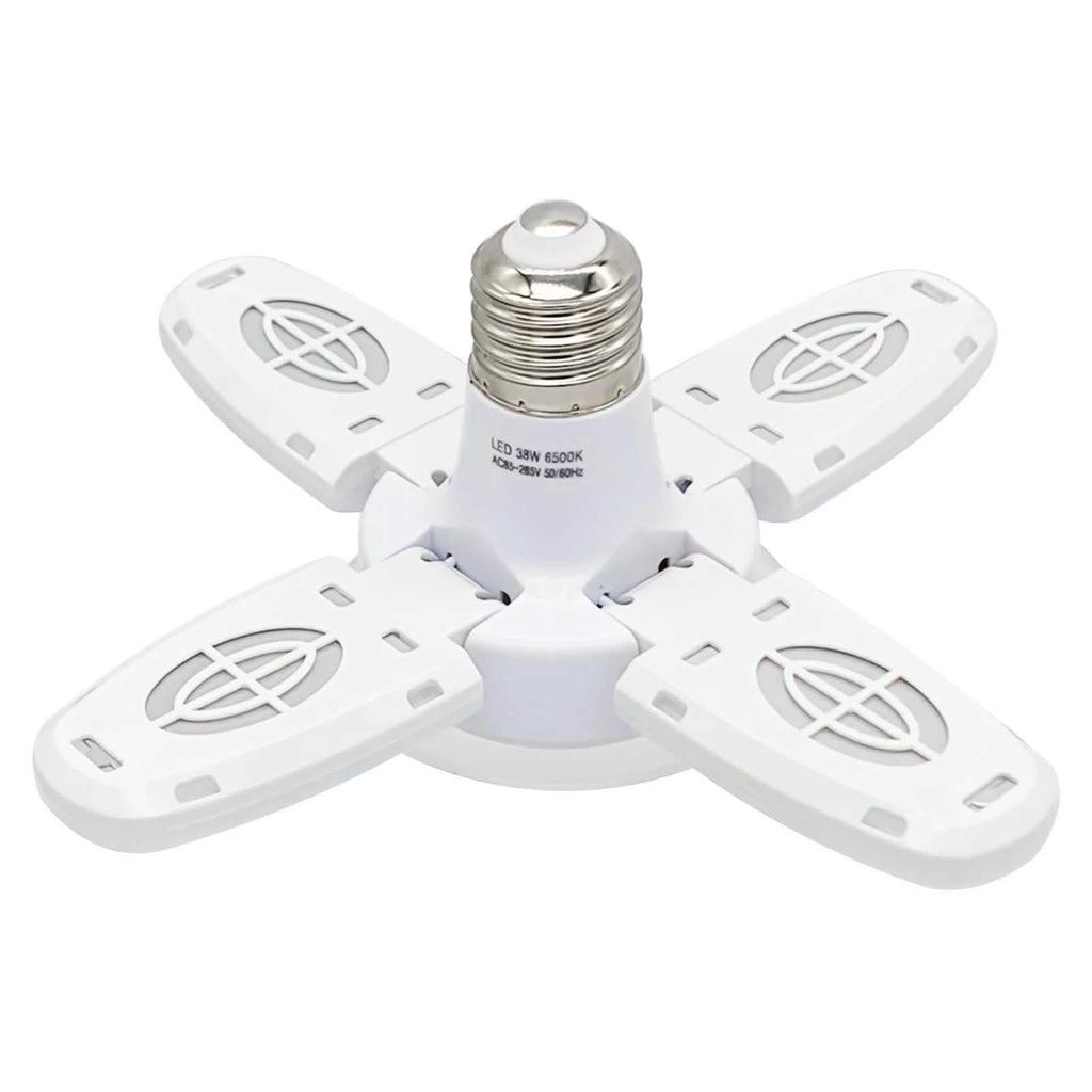 LED dimmable ceiling lights for the garage with 4 adjustable panels