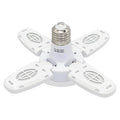 LED dimmable ceiling lights for the garage with 4 adjustable panels