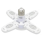 LED dimmable ceiling lights for the garage with 4 adjustable panels