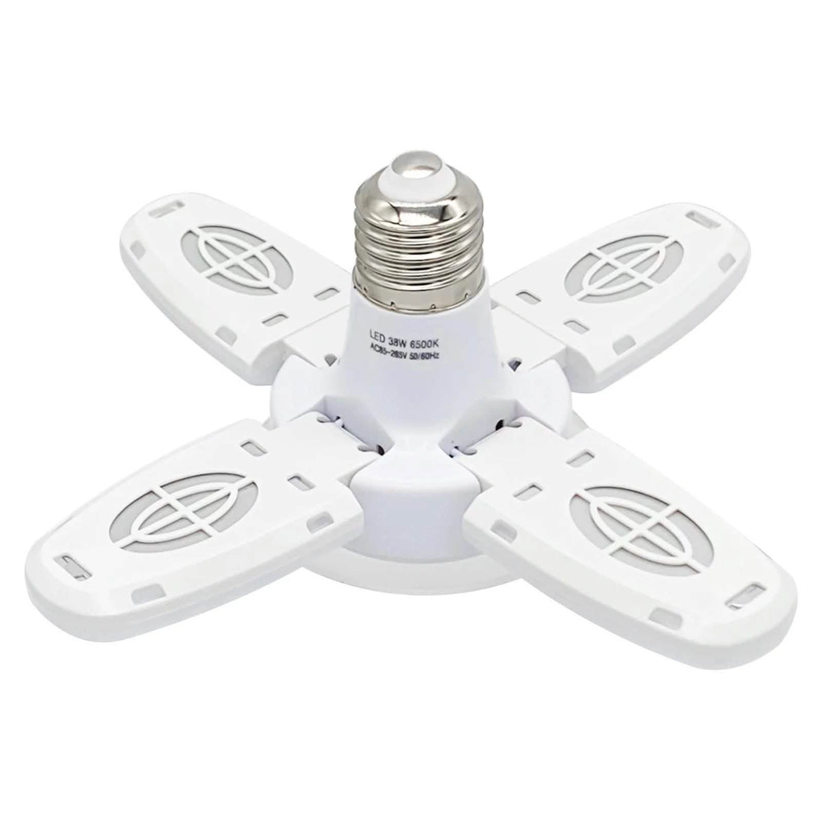 LED dimmable ceiling lights for the garage with 4 adjustable panels