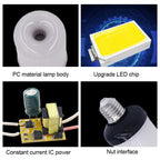 LED FLAME LIGHT PARTY LAMP - 4 MODES SIMULATING FIRE