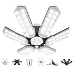 LED Garage Ceiling Lights 150W 15000LM 6500K with 6+1 deformable Panels