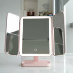 LED Makeup Mirror with 3 Light Modes and Magnification