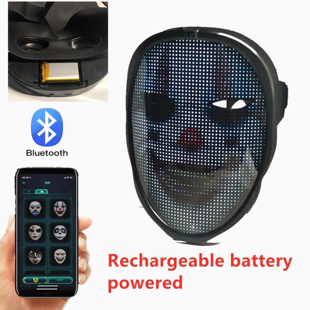 LED glowing mask