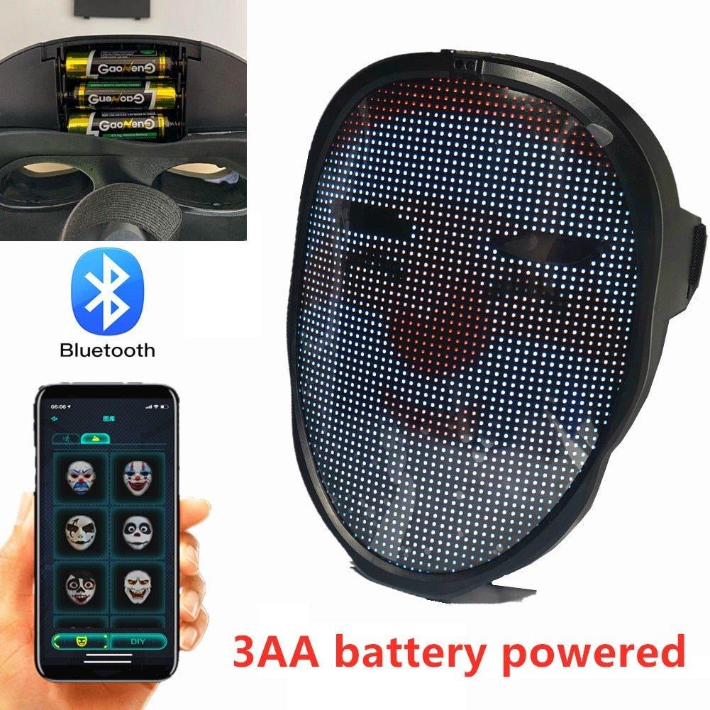 LED glowing mask