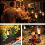 LED Solar Torches - SolarFlame