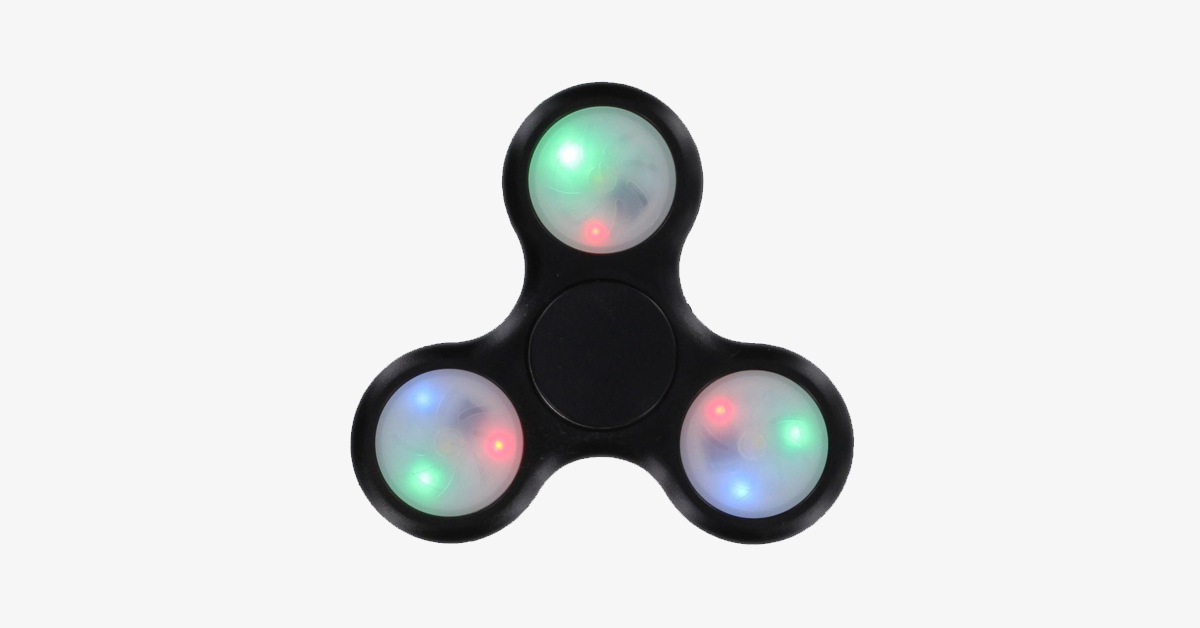 Fidget Spinner with LED – Let's spin!