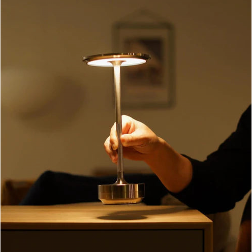 ClarityGlow Luxe Edition | Wireless LED Table Lamp