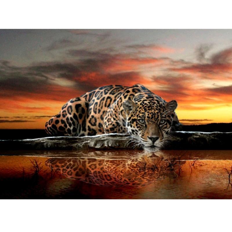 Leopard Reflection - GemPaint Kit
