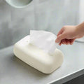 Light beige soft tissue box cover