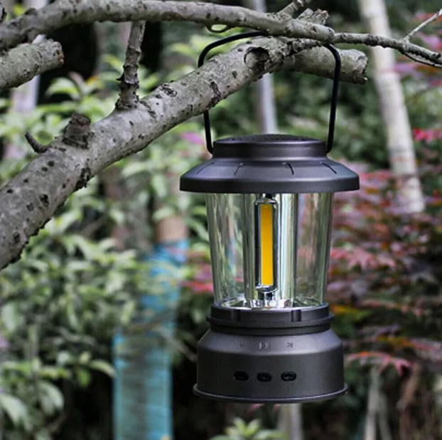 Bluetooth Camping Stepless Dimming Speaker Lantern