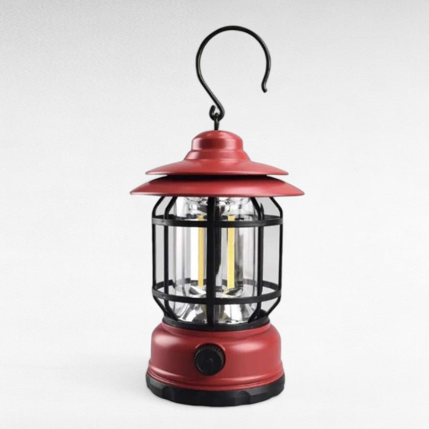 Rechargeable LED Camping Lantern | Vintage-Style, Dimmable Light for Outdoor Adventures & Home Emergencies