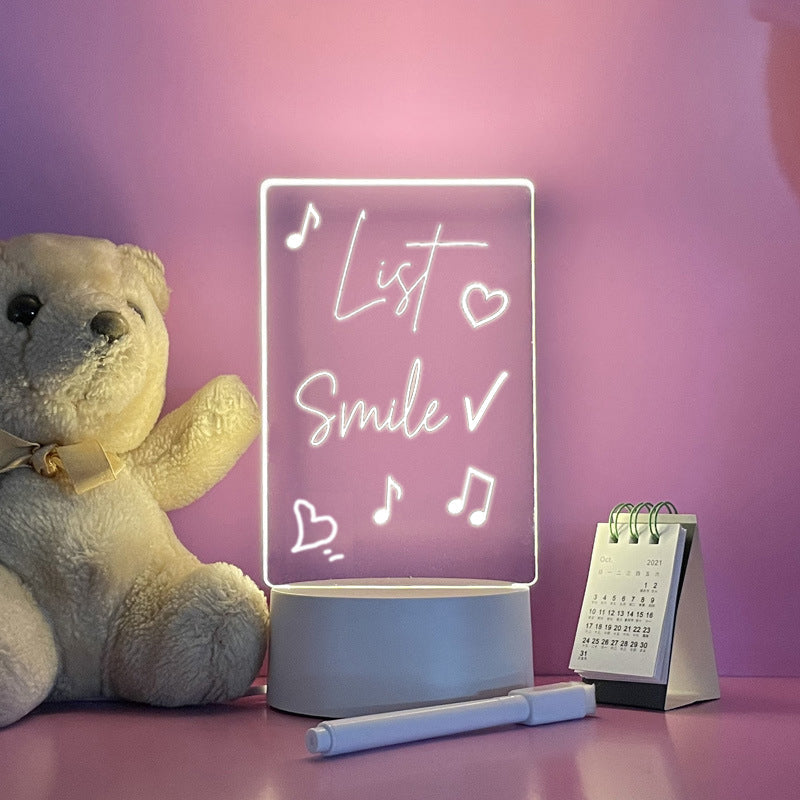 LED Acrylic Message Board Light