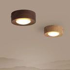 LignaShine Wooden Flush Mount Ceiling Light