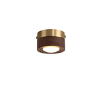 LignaShine Wooden Flush Mount Ceiling Light