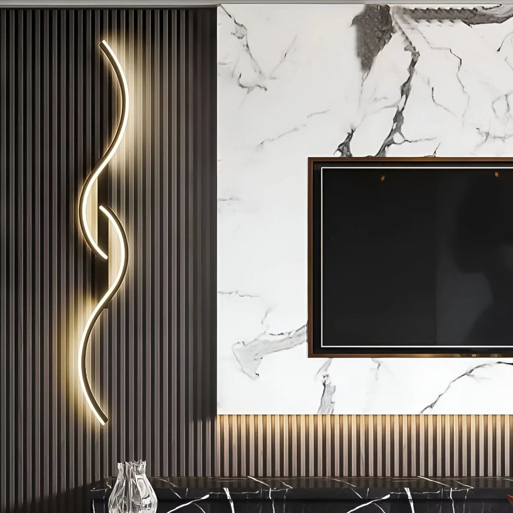LINEALUX – Curved LED Wall Sconce for Modern Ambient Lighting