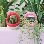 Lips Flower Pot