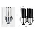 Soap holder & dispenser Wall mounted Stainless steel Bathroom Shower soap dispenser pump