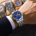 Luxurious Waterproof Men's Watch – Stylish Stainless Steel Timepiece with Accurate Quartz Movement
