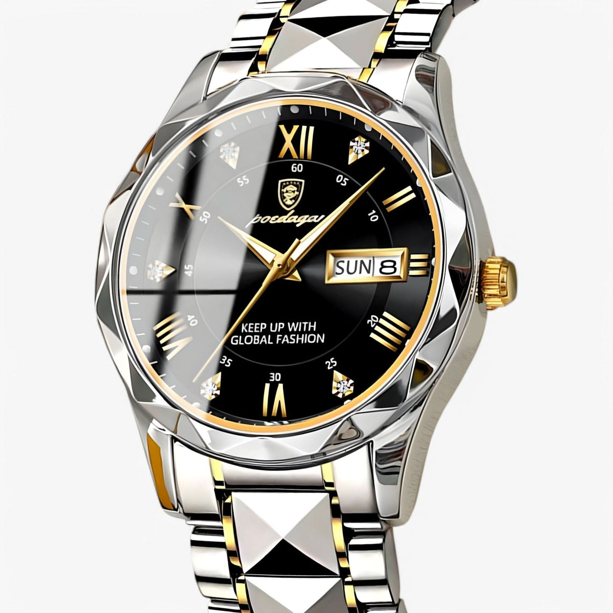 Luxury Men’s Wristwatch with Precision Quartz Movement
