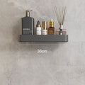 Modern Grey Bathroom Shelf – Stylish Wall-Mounted Storage with Optional Towel Rail