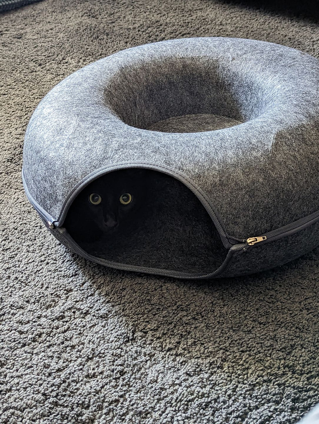 Purrfect Den - Luxury Cat Tunnel with Sleeping Spot