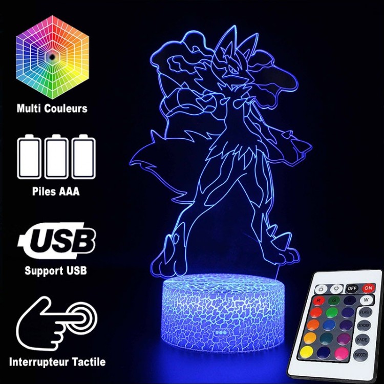 3D Lamp Pokémon Lucario