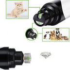 LUCKYNAIL – Quiet Electric Pet Nail Grinder with USB Rechargeable Power