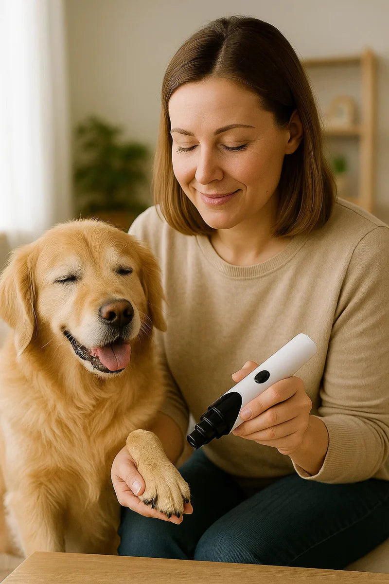 LUCKYNAIL – Quiet Electric Pet Nail Grinder with USB Rechargeable Power