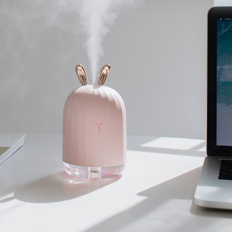 BunnyAir Children’s Humidifier – With Night Light and LED Lighting