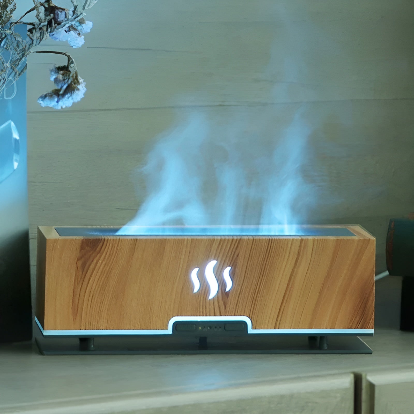 AtmosphereMist 3-in-1 Humidifier with Flame Light and Aroma