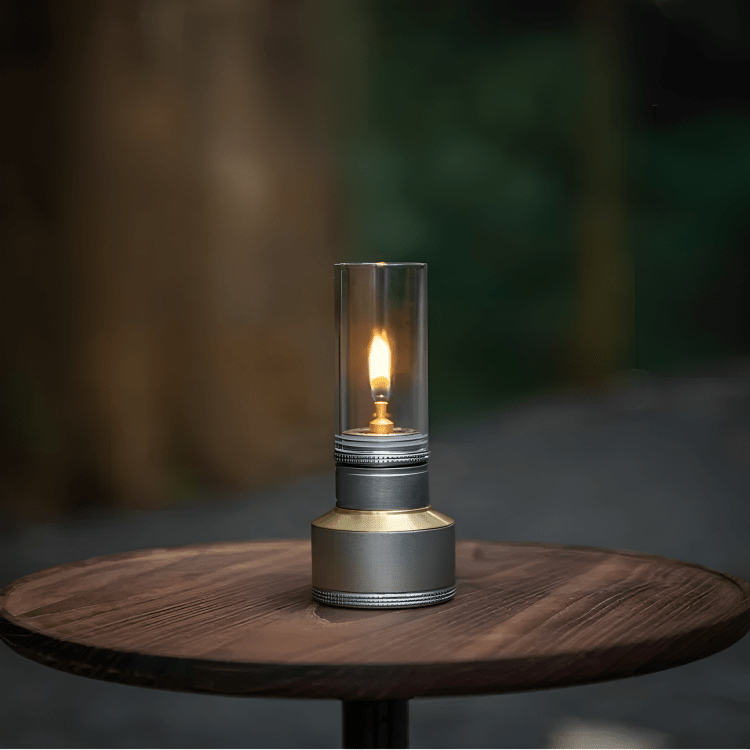 LUMETRA – Adjustable Butane Camping Lamp for Flexible Light Settings