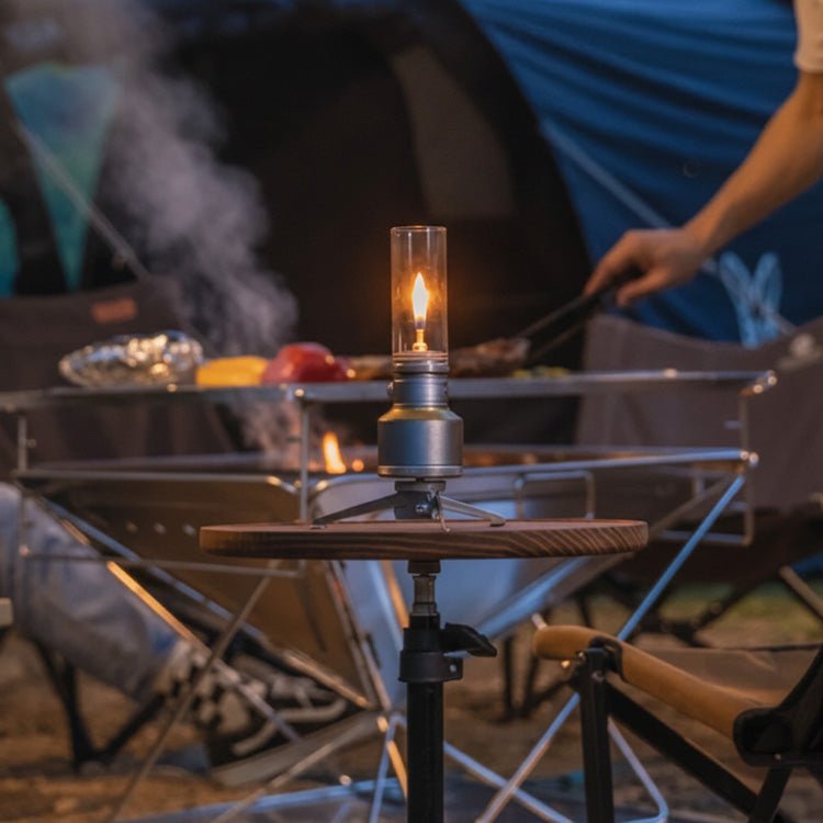LUMETRA – Adjustable Butane Camping Lamp for Flexible Light Settings
