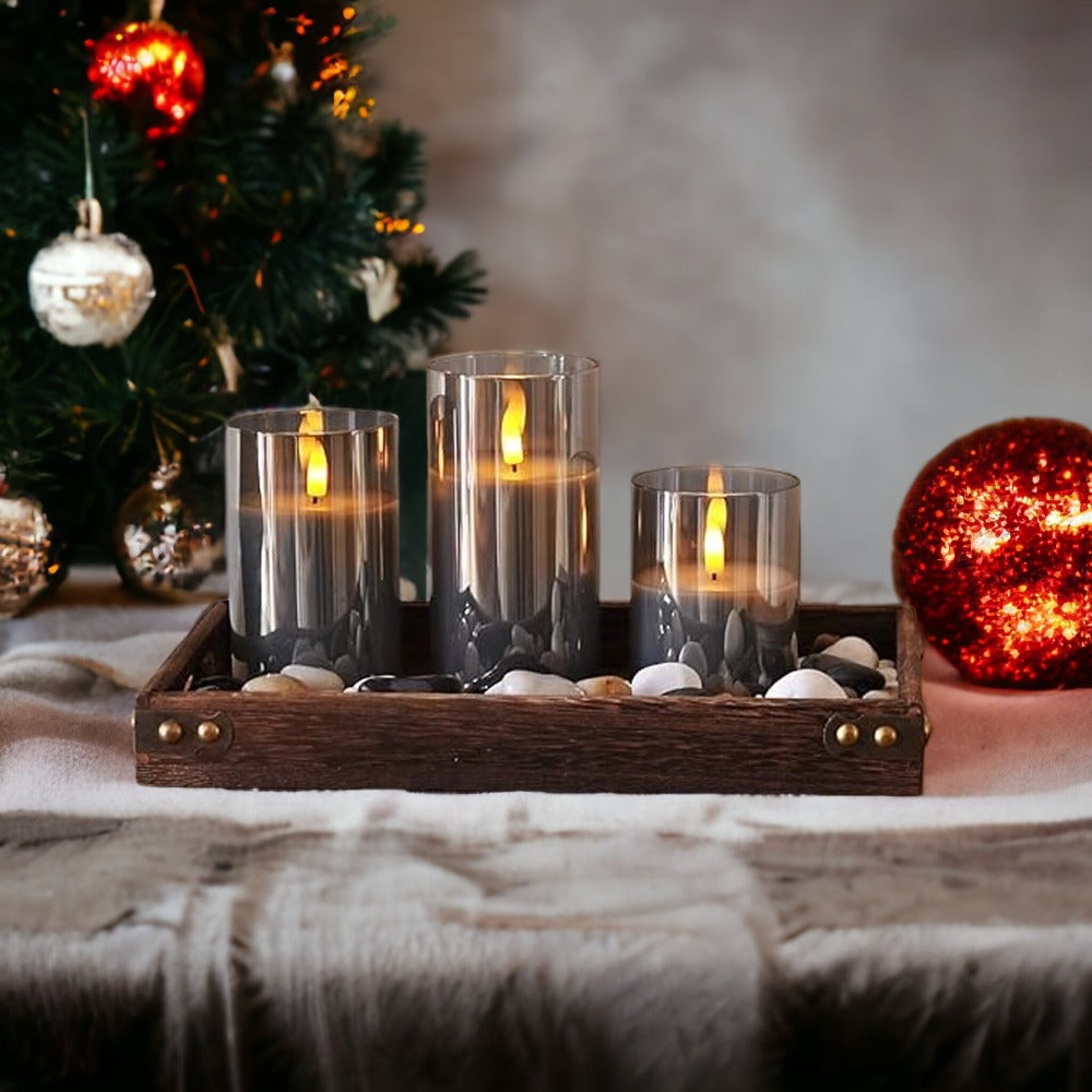 LuxeLumen LED Candle Set | Elegant LED candles with remote control for atmospheric ambiance