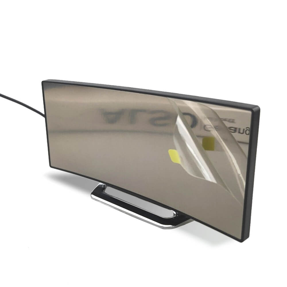 LumiCurve Curved LED Digital Alarm Clock with Modern Design