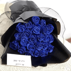 Fleurion Forever Bloom Rose | Real preserved glitter rose for romantic gifts and home decoration