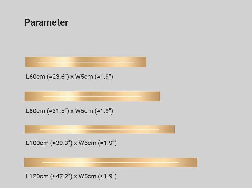 LumièreGold LED Wall Lamp