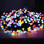 LUMIGLOW – Outdoor LED String Lights with Waterproof Globe Bulbs & 8 Lighting Modes